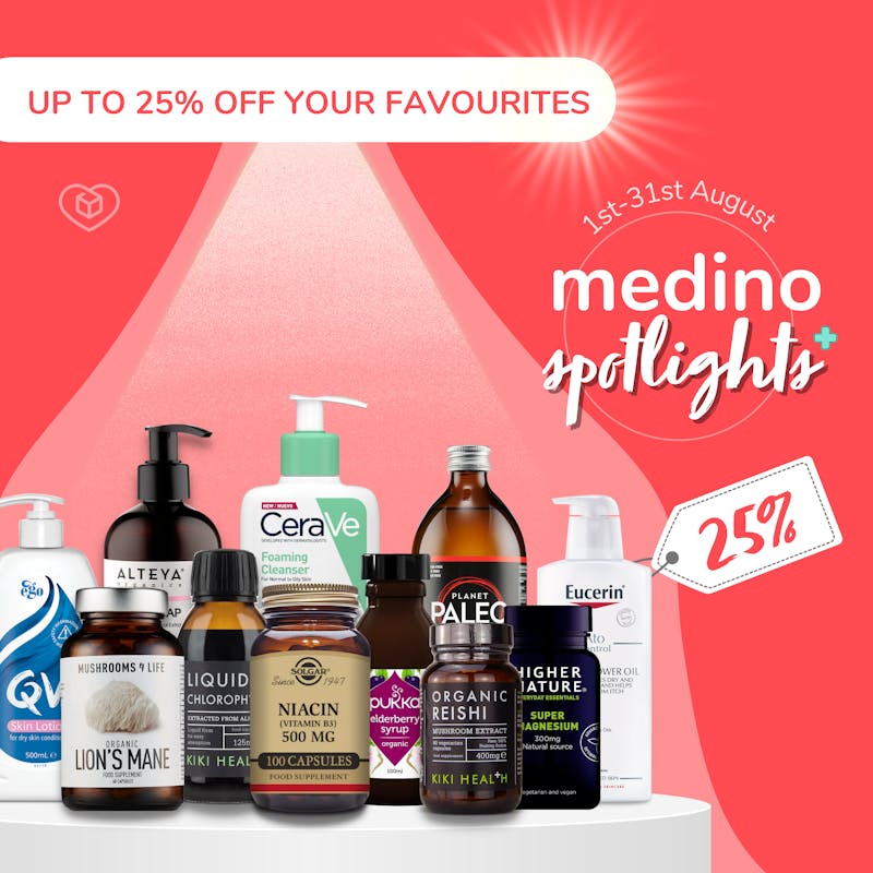 Save up to 25% off selected brands at medino
