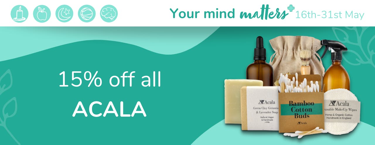 Your Mind Matters deal: 15% off all products from ec-friendly skincare brand Acala