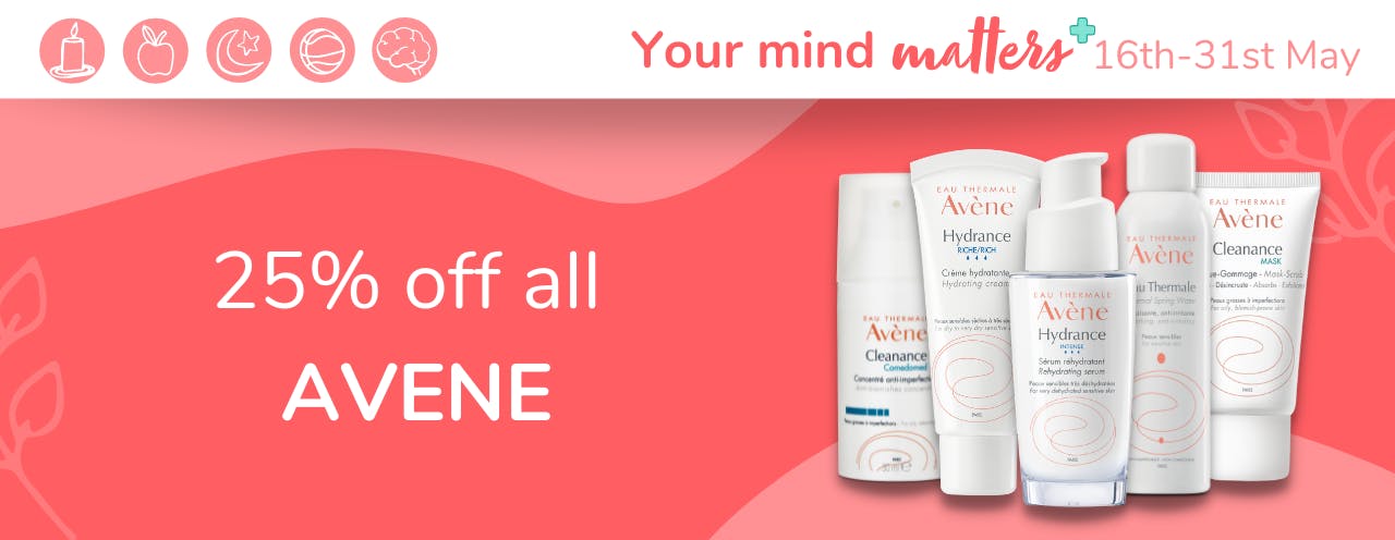 Your Mind Matters deal: 25% off all products from sensitive skin brand Avene