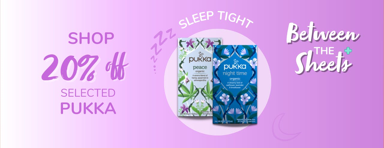 A range of products from Pukka with 20% off