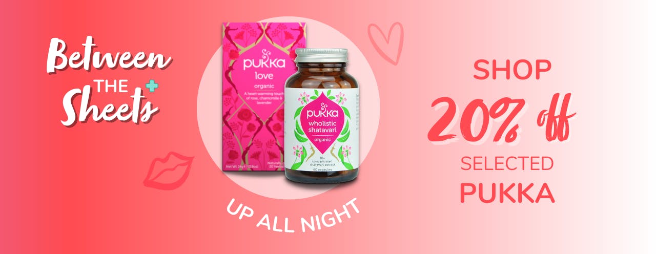 A range of products from Pukka with 20% off