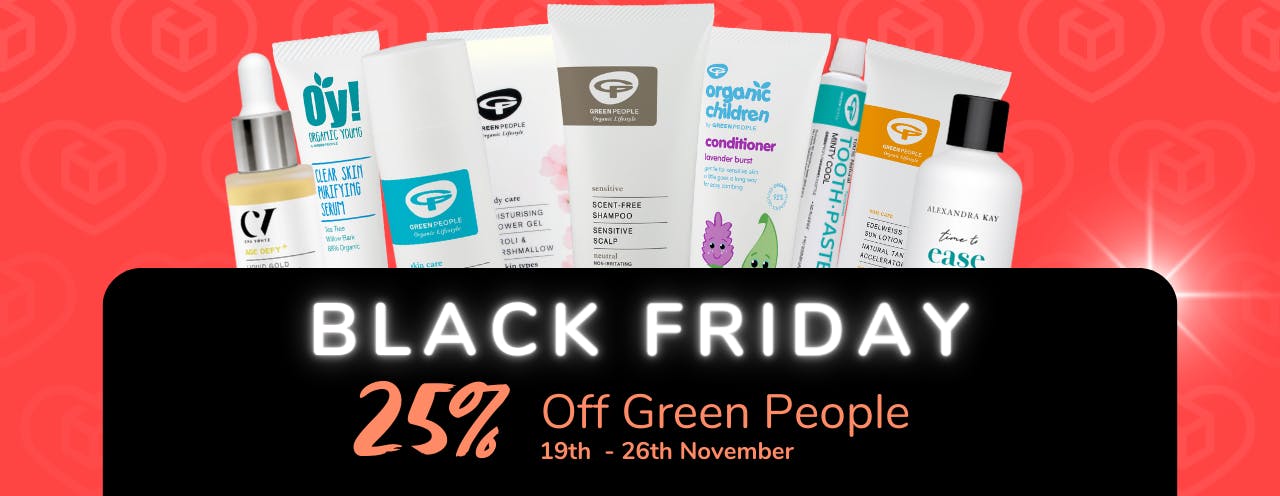 White text on black background saying: 'Black Friday Sale, up to 20% off Weleda at medino.com'