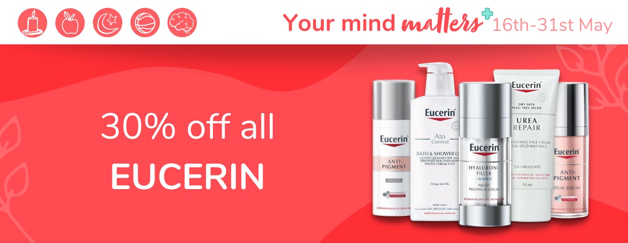 Your Mind Matters deal: 30% off all sensitive skincare by Eucerin