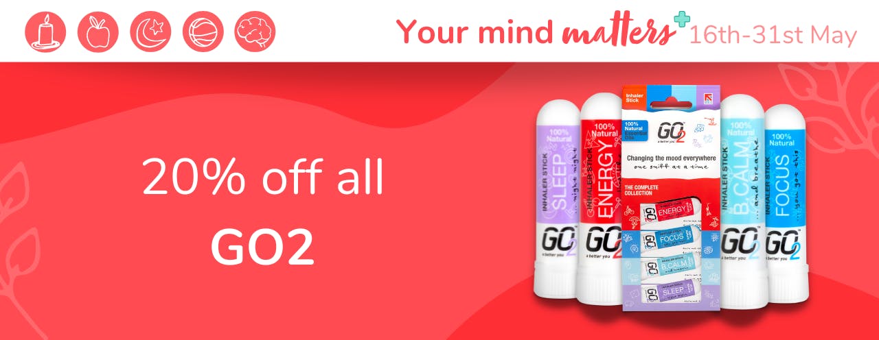 Your Mind Matters deal: 20% off all GO2 essential oil inhaler sticks