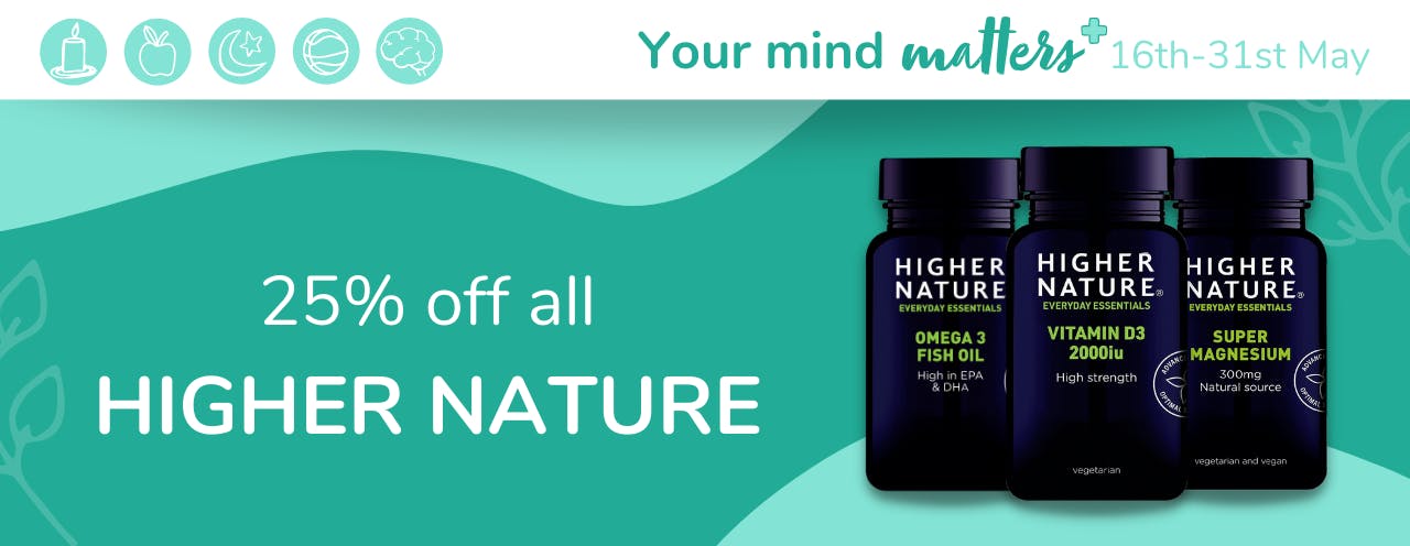 Your Mind Matters deal: 25% off all Higher Nature supplements