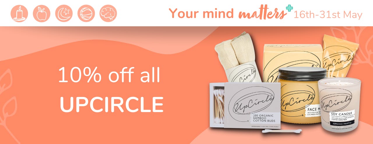 Your Mind Matters deal: 10% off all eco-friendly skincare by UpCircle