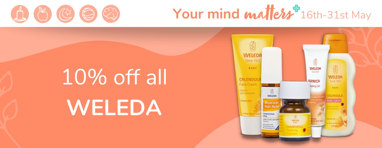 Your Mind Matters deal: 10% off all natural products by Weleda