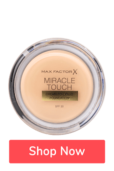 Max Factor Miracle Touch Foundation - 047 Vanilla with button ‘shop now’