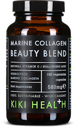 Bottle of Kiki health marine collagen beauty blend