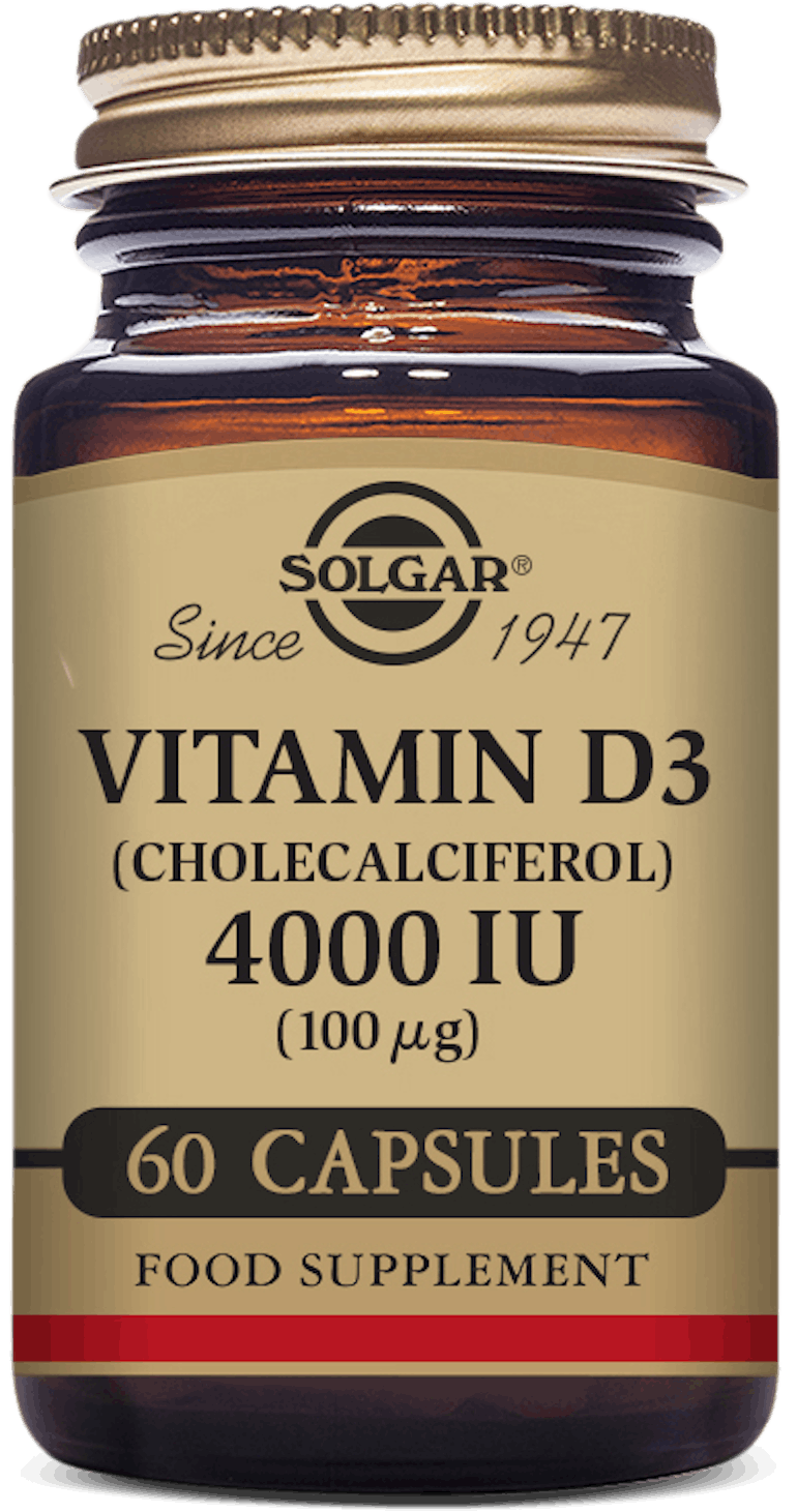Solgar vitamin d3 cholecalciferol 4000 iu 100g 60 vegetable capsules